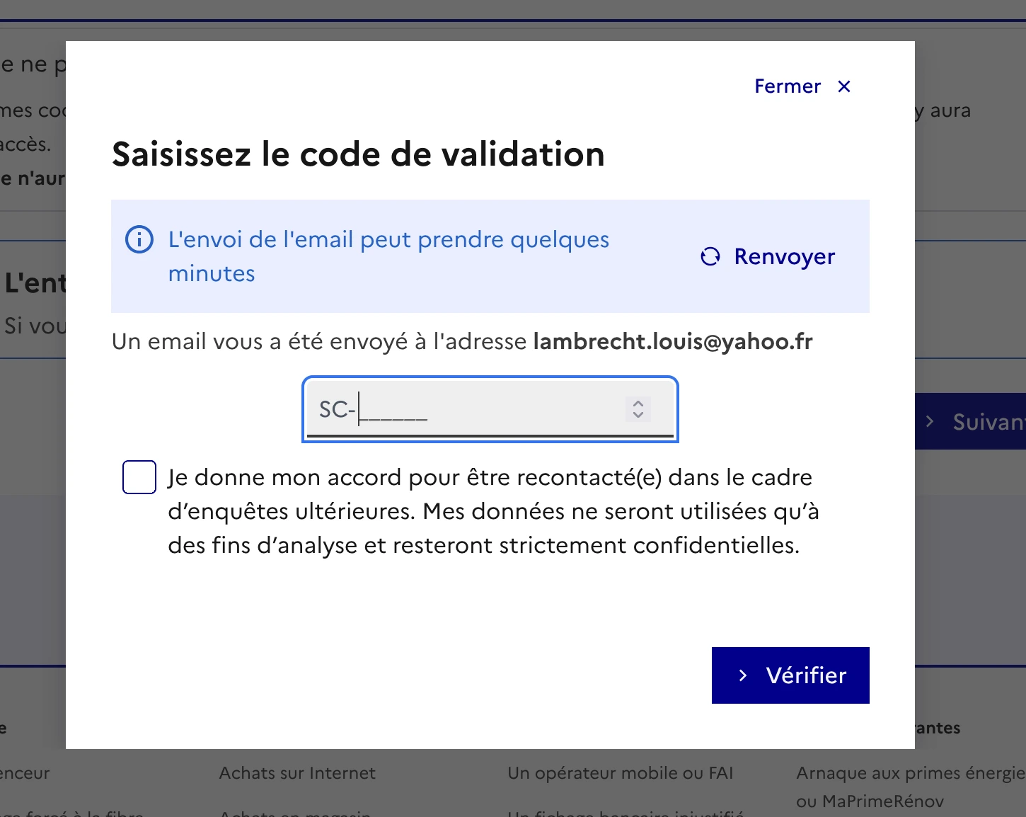 Capture d'écran de l'étape 9
