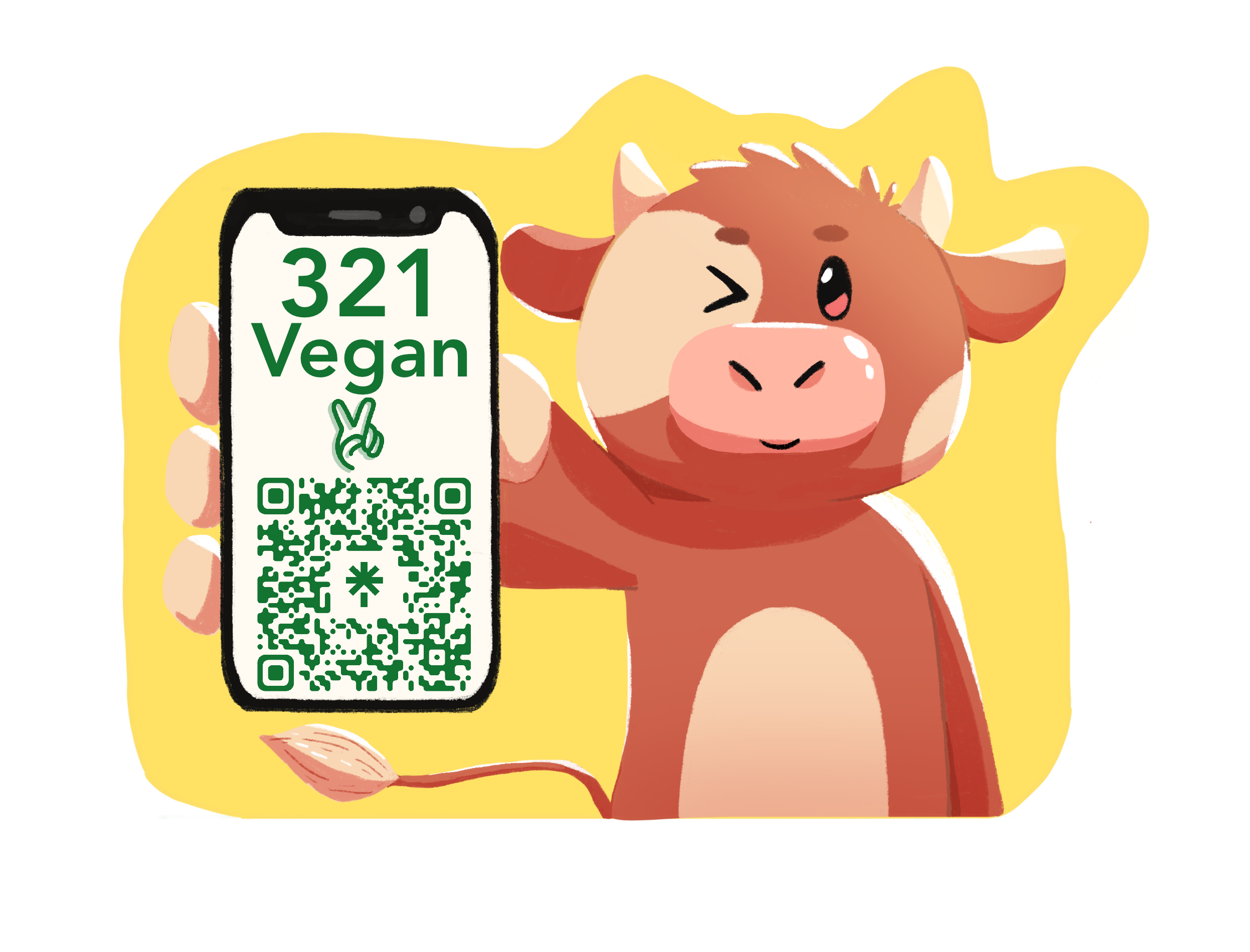 Sticker Vache