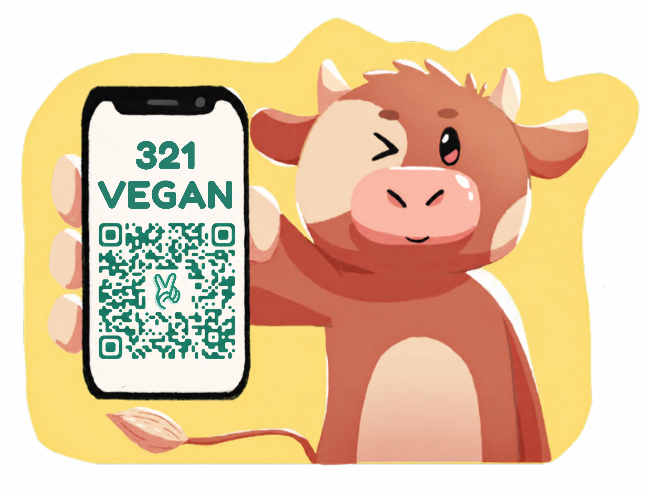 Sticker Vache